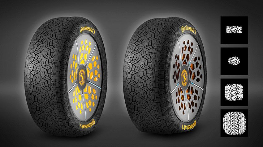 The Continental concept of "smart" tires