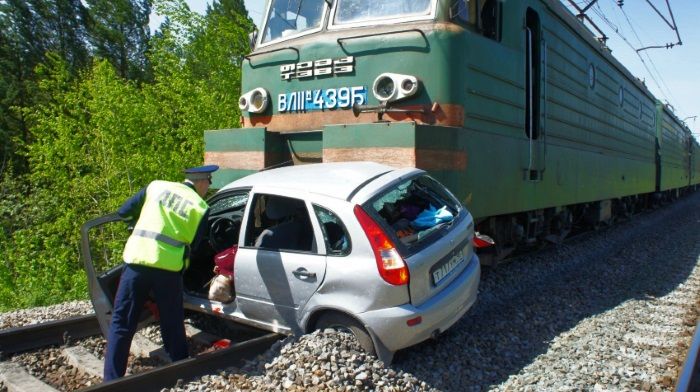 In Russia, a marked increase in accidents on railway crossings