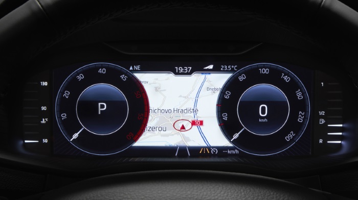 Skoda Octavia received a digital dashboard