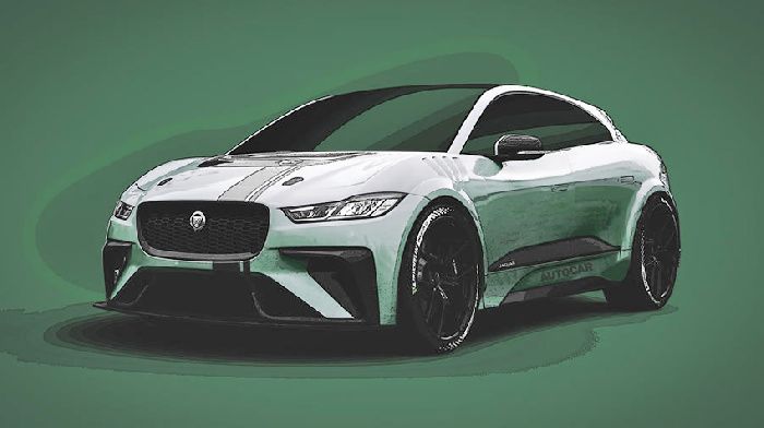 Charged electrocreaser Jaguar SVR is already at a low start