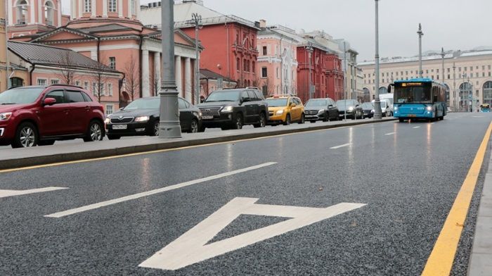 In Moscow made the first dual lane