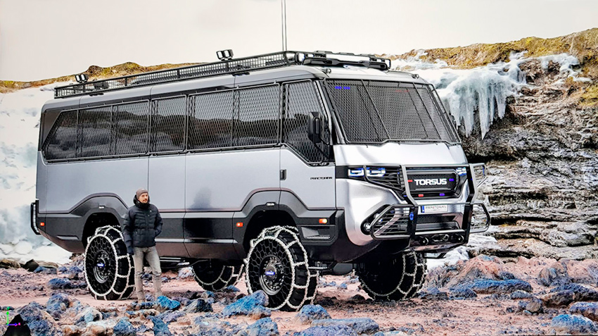 Czech cross-country bus Torsus is the heir of Tatra T805