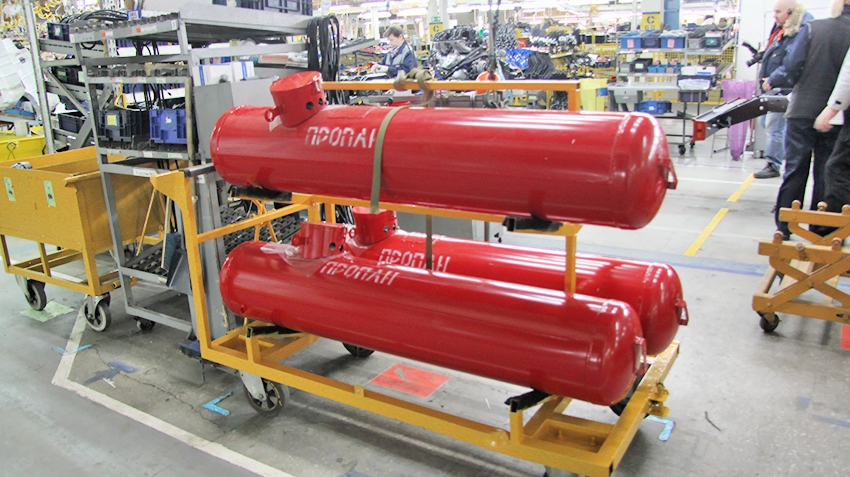 In Russia, a spike in the price of propane-butane