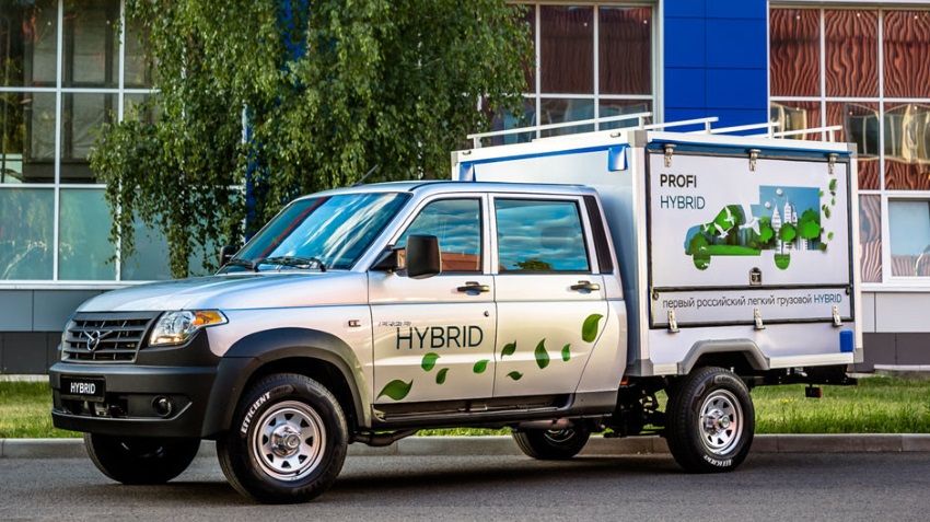 "UAZ-PROS" turned to a parallel hybrid