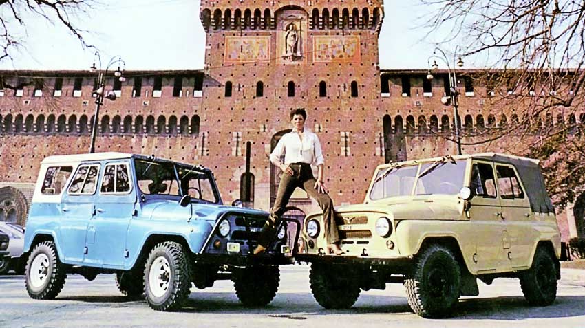 The legendary "goat" UAZ-469 turned 45 years old!
