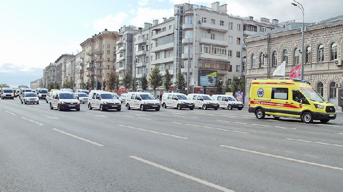 Moscow ambulance arrives at the call faster than anyone in the world!