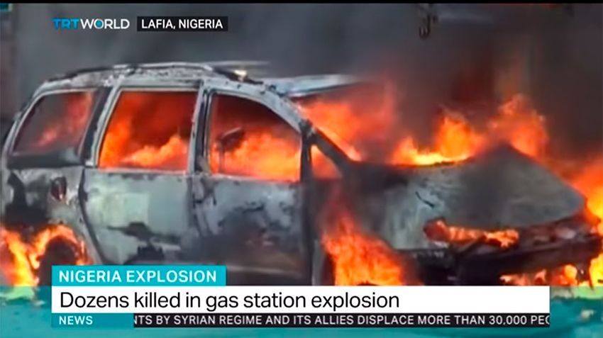 The explosion of a fuel tanker in Nigeria claimed 35 lives