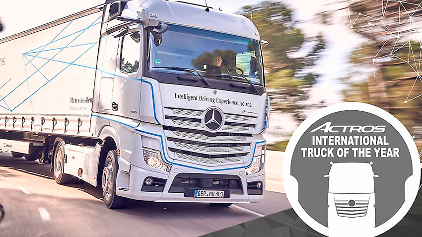 Mercedes Aktros named winner of the "international truck of 2020"