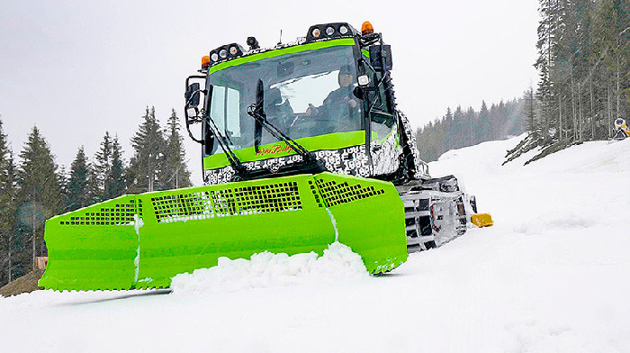 The world's first electrometric already working on the slopes of the Alps