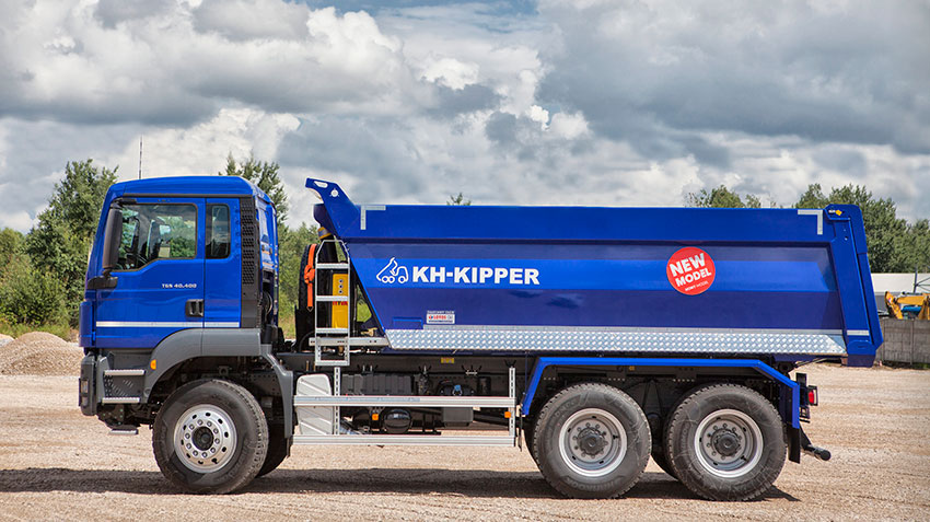In Russia appeared the dump truck MAN with 17-CC-body KH-KIPPER
