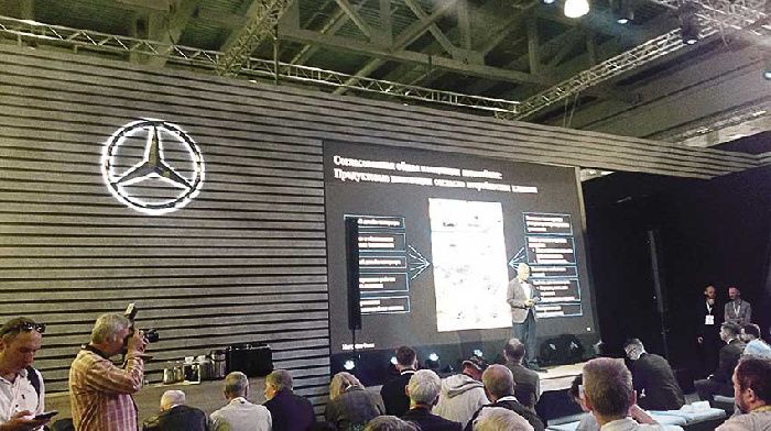Comtrans 2019 began with a press conference, Mercedes-Benz Vans