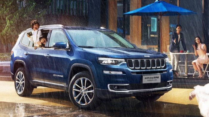 The Jeep Commander was a five-seater version of the Grand Commander