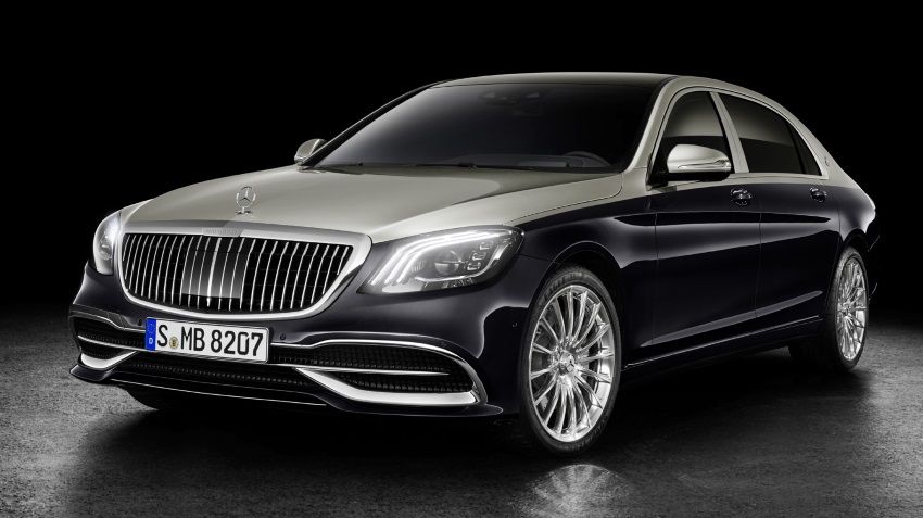Mercedes-Maybach S-Class has been updated and has two-tone