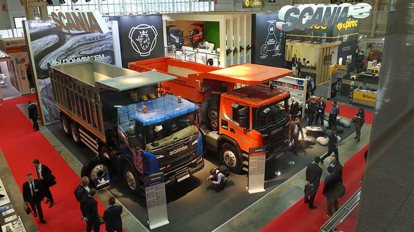 Scania showed on Mining World Russia 2019 new trucks and ODIN HAGEN