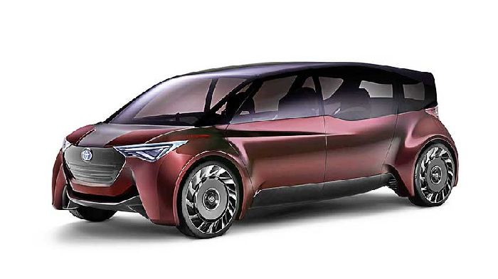 Hydrogen concept Toyota Fine-Comfort Ride can travel a thousand miles