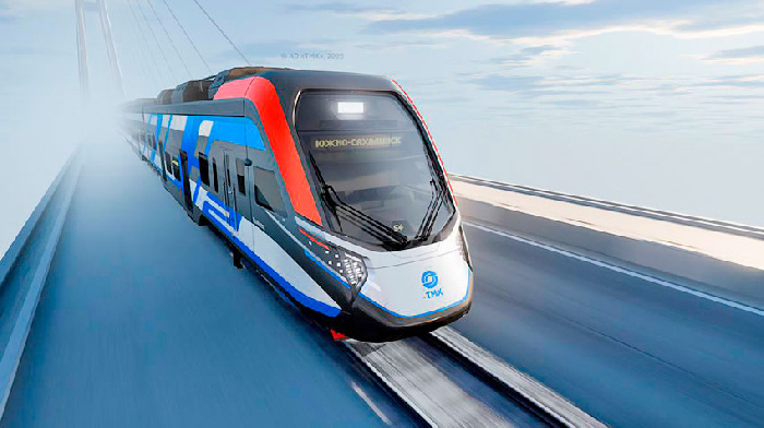 Трансмашхолдинг представил новый дизайн водородного поезда