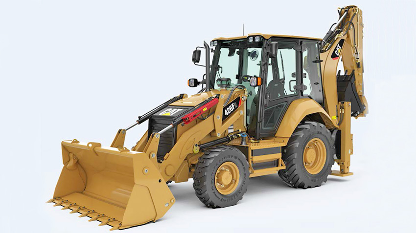 New backhoe loader Cat 426F2 already in Russia