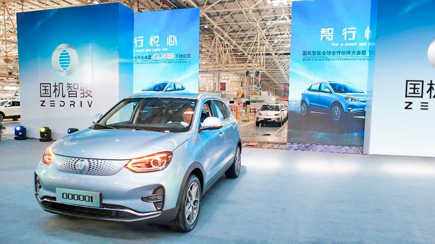 Chinese Sinomach startup runs the conveyor for the production of electric vehicles ZEDRIV