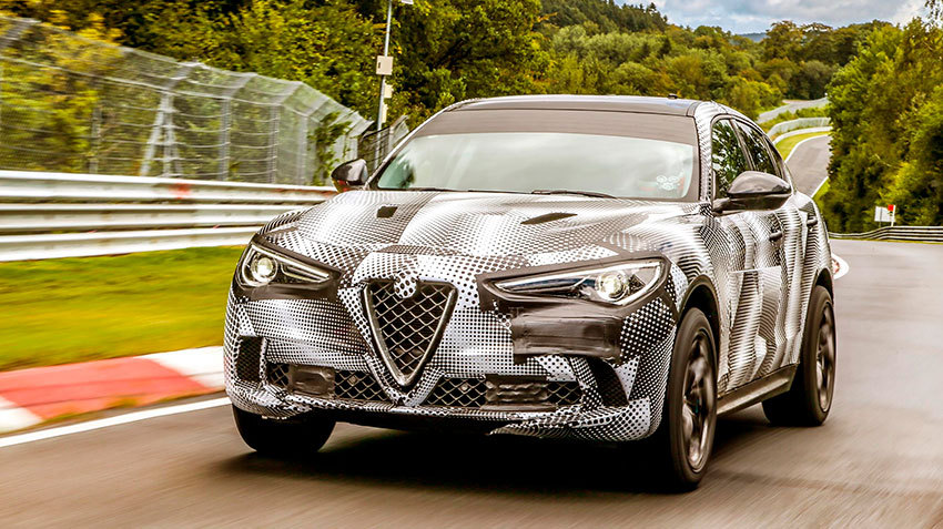 Stelvio Alfa Romeo Quadrifoglio broke the record of the nürburgring