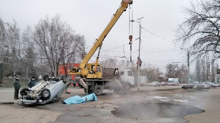 In Penza the driver and passenger to cook in his car alive