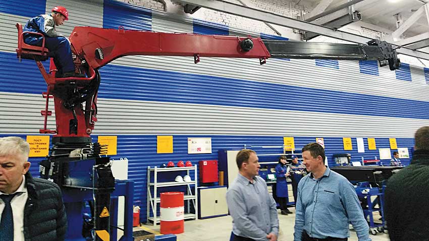 In Galicia started production of the crane KMU-150