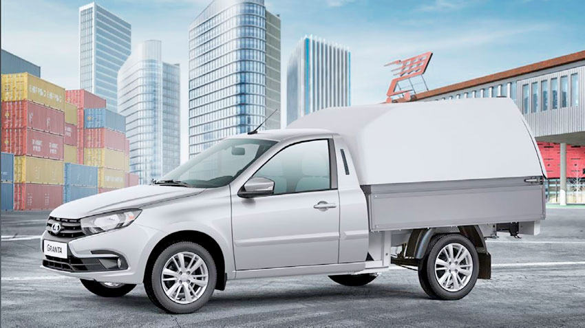 LADA has updated a number of commercial pickups Granta