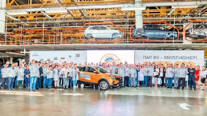 VAZ issued one million cars on a global platform B0