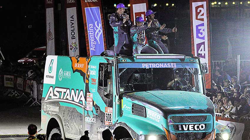 Brand IVECO won the "Africa Eco race 2018"