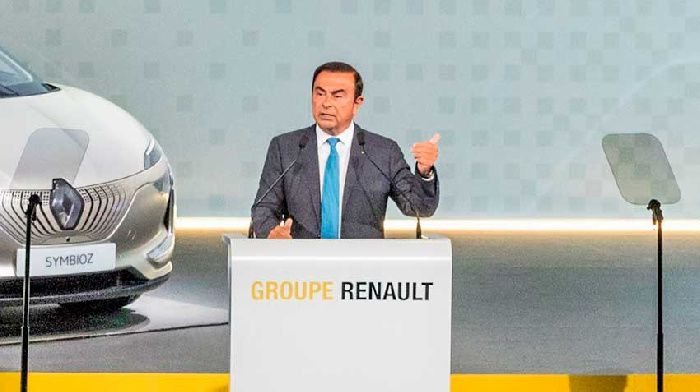 Carlos Ghosn left Renault