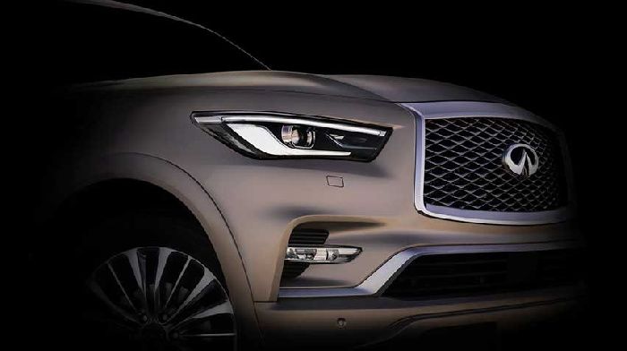 Published the first pictures of the Infiniti QX80