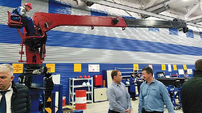 In Galicia started production of the crane KMU-150