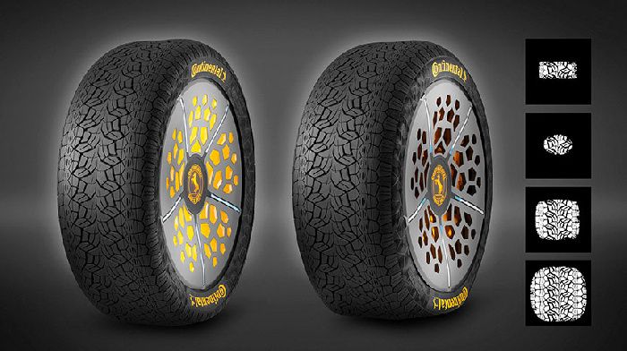 The Continental concept of "smart" tires