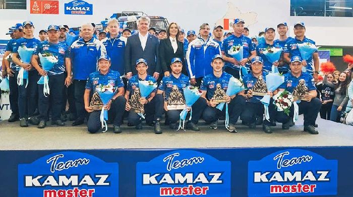 "KAMAZ-master" came home with a 16th "Golden Bedouin"