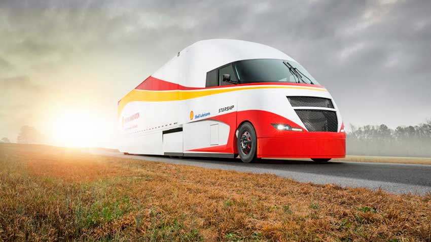 Shell and Airflow Truck Company has introduced cargo "Starship"