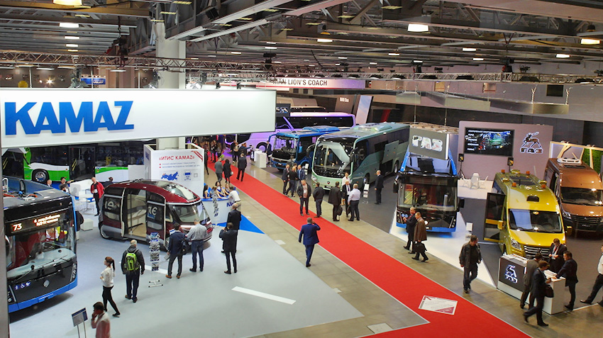 The market for new buses have fallen in January by a quarter