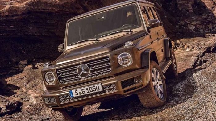 Photos of the new Mercedes-Benz G-class was leaked