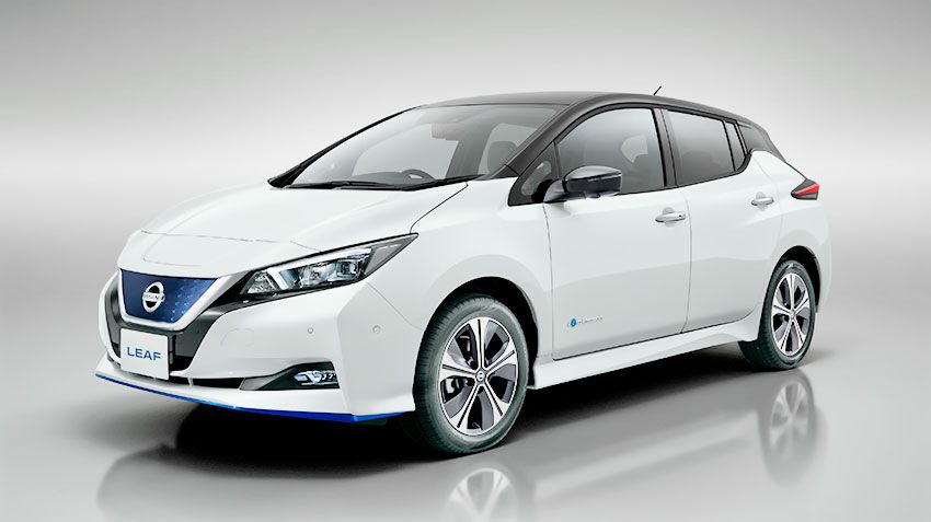 Electric car Nissan LEAF e+ has grown over a