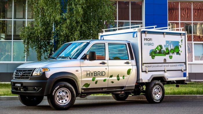 "UAZ-PROS" turned to a parallel hybrid
