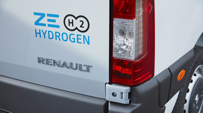 Renault showed in the Las Vegas hydrogen Master van Z. E. Hydrogen