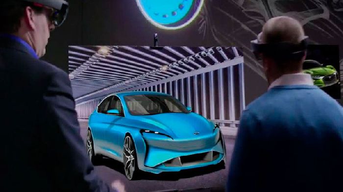 Augmented reality glasses Microsoft HoloLens will help designers to Ford