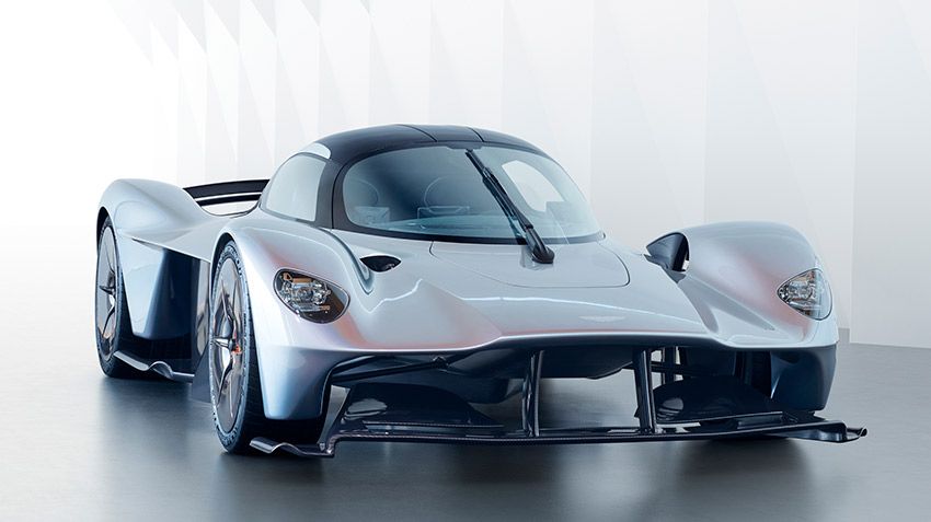 Aston Martin has unveiled a pre-production version of the hypercar Valkyrie