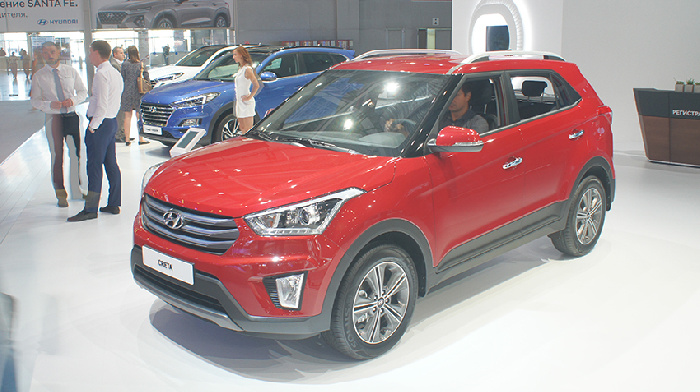 Whose SUV's younger Japanese, or Korean?