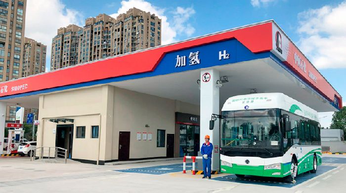 In China opened the first hydrogen filling station for buses