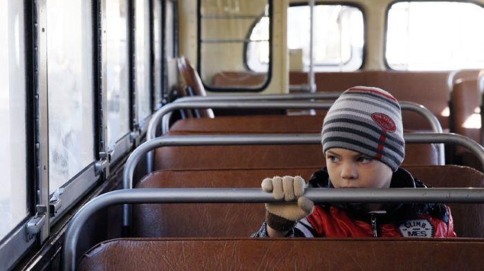 On older buses have forbidden to transport children