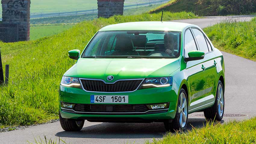 The updated Skoda Rapid is registered in Kaluga