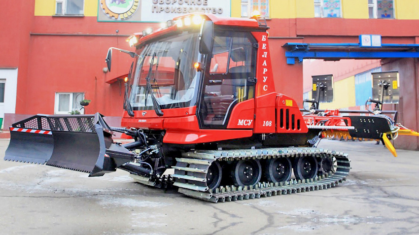 Snowcat MSU-108 received Belarusian stuffing
