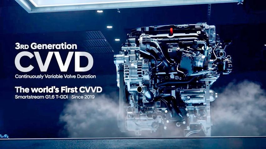 Hyundai Motor improved the shifter to CVVD