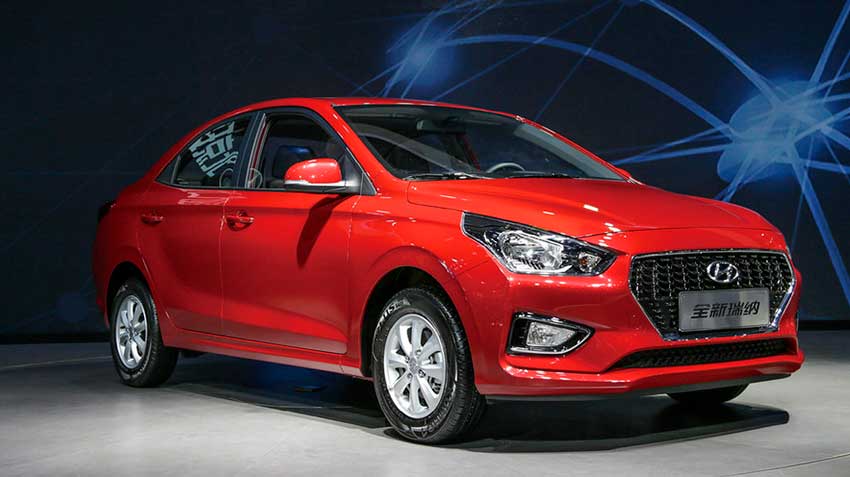 Hyundai has unveiled a budget saloon for China