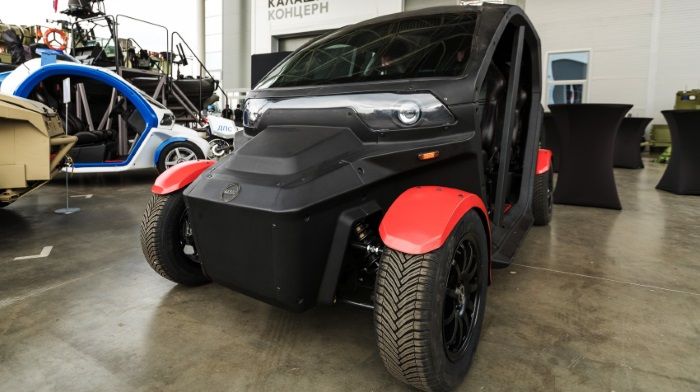 "Kalashnikov" introduced electric vehicle for the civilian market