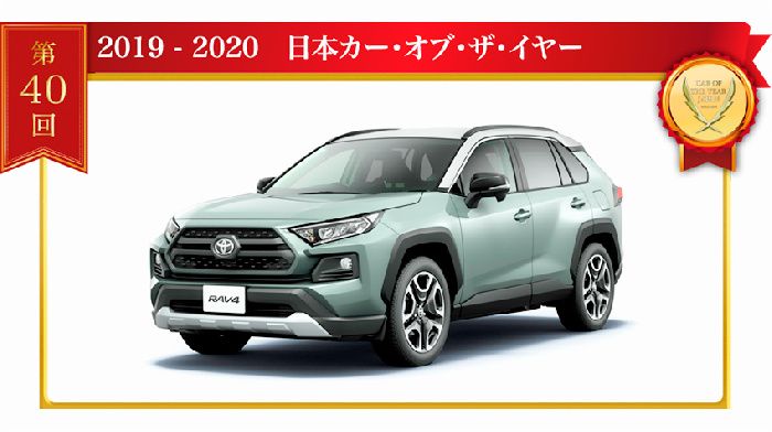 Toyota RAV4 впервые за десятилетие взяла домашний титул «Автомобиль 2019 года в Японии»